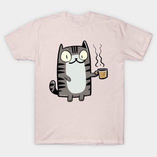 Cat with brew T-Shirt